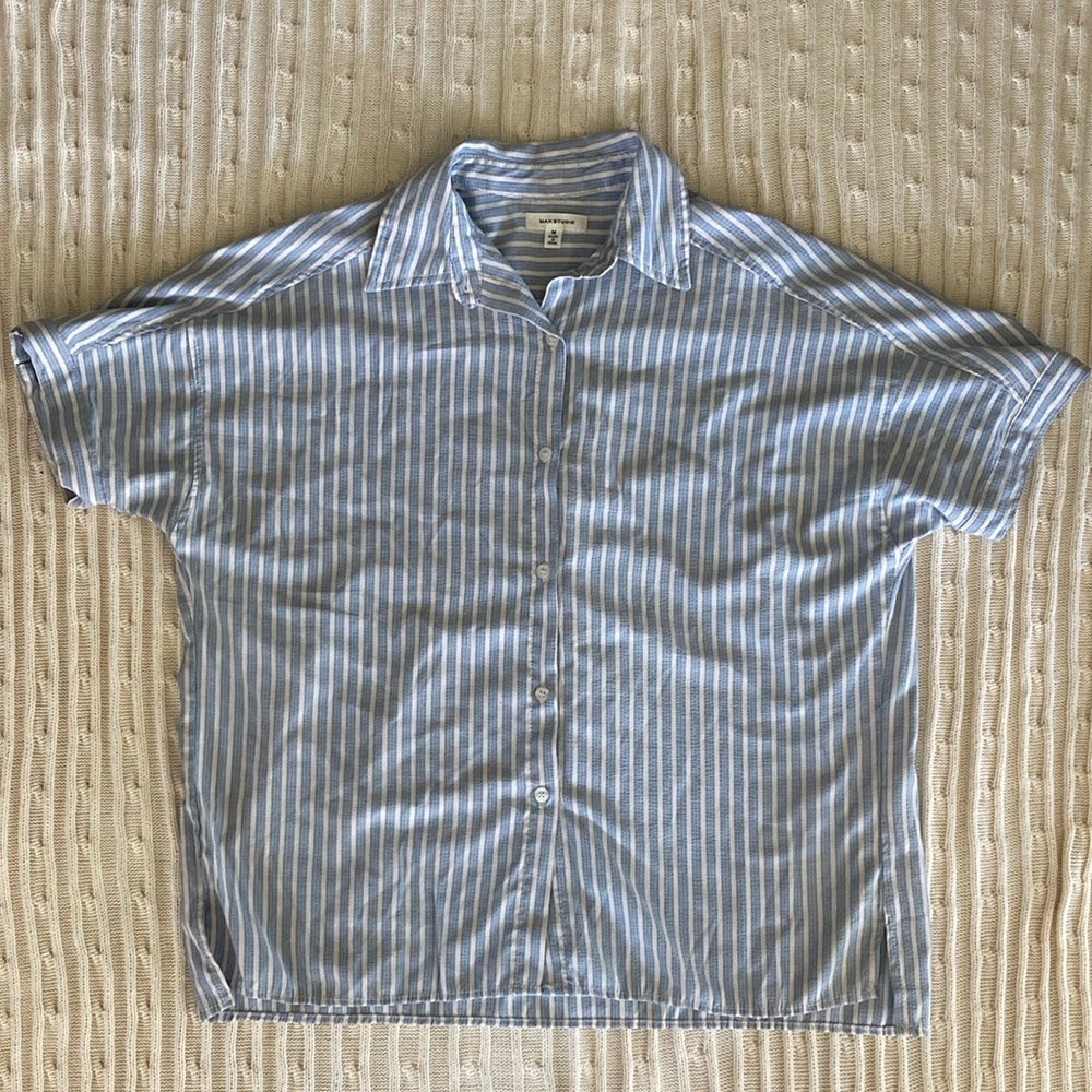 Max Studio Oversized Button-Down ~ Medium